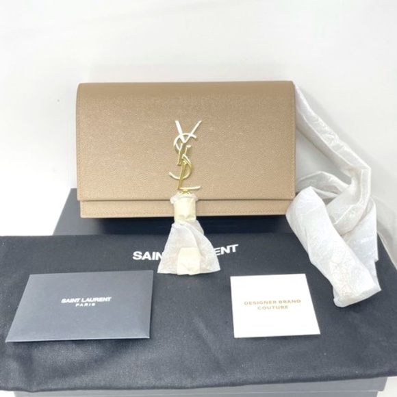 Saint Laurent Handbags - Saint Laurent Monogram Kate Chain Wallet
